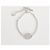 Hermès Bracciale Point Sellier Modello Large Argento - vista 8
