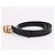 Gucci Cinto Feminino Gancini Dourado e Preto - vista 3