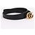 Gucci Cinto Feminino Gancini Dourado e Preto - vista 5
