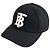 Burberry Cappellino da baseball in cotone Monogram Nero Unisex
