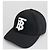 Burberry Cappellino da baseball in cotone Monogram Nero Unisex - vista 13