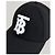 Burberry Cappellino da baseball in cotone Monogram Nero Unisex - vista 14