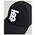 Burberry Cappellino da baseball in cotone Monogram Nero Unisex - vista 3