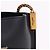 Autre Marque SAINT LAURENT Borsa Hobo Small con catena nera in pelle - vista 6