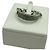 Gucci Enamel Logo Chain Ring Silver Green - view 6