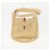 Autre Marque Borsa a tracolla hobo in rafia crochet beige - vista 2