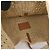 Autre Marque Borsa a tracolla hobo in rafia crochet beige - vista 6