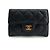 Chanel Tarjetero con solapa Classic Caviar dorado - vista 2