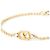 Valentino Bracciale a catena da donna con logo e dettaglio in cristallo - vista 4