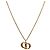 Collar Dior dorado