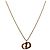 Collar Dior dorado - vista 2