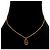 Dior Round Oblique Gold Halskette - Ansicht 5