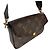 Louis Vuitton Strap and Go Marrone e Khaki Tela - vista 8
