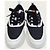 Hermès Sneakers Giga in pelle di capra e mesh Noir Blanc - vista 6