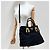 Prada Borsa tote a spalla in nylon nera - vista 4