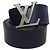 Louis Vuitton Navy Leather Reversible Belt