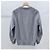 Dior Strickpullover mit Oblique-Einsatz Grau - Ansicht 4
