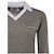 Miu Miu Jersey Poloshirt Grau Weiß - Ansicht 5