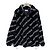 Balenciaga Oversized Shearling Fleece Jacke mit Multi-Logo