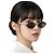 Céline Triomphe Metall Sonnenbrille Luxus Oval Silber Mode