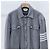 Thom Browne Strickhemdjacke aus Baumwolle Grey - Ansicht 2