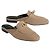Mule Hermès Oz in scamosciato di capra beige
