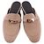 Mule Hermès Oz in scamosciato di capra beige - vista 9