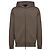 Moncler Felpa con cappuccio e zip in pile di cotone