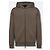 Moncler Felpa con cappuccio e zip in pile di cotone - vista 4