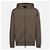 Moncler Felpa con cappuccio e zip in pile di cotone - vista 5