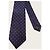 Louis Vuitton Navy Monogram Silk Polka Dot Tie - view 2