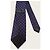 Louis Vuitton Navy Monogram Silk Polka Dot Tie - view 5