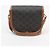 Céline Borsa Triope Canvas Medium Polka Bag Tan - vista 4