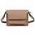 Marni Borsa a tracolla Trunk Medium in pelle Saffiano Brown Sugar