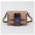 Marni Borsa a tracolla Trunk Medium in pelle Saffiano Brown Sugar - vista 14