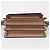 Marni Borsa a tracolla Trunk Medium in pelle Saffiano Brown Sugar - vista 5