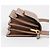 Marni Borsa a tracolla Trunk Medium in pelle Saffiano Brown Sugar - vista 7