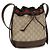 Mini borsa a secchiello Gucci Venice beige in tessuto GG - vista 2