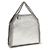 Stella Mc Cartney Borsa in poliestere argento - vista 2