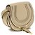 Chloé Borsa a tracolla Bos Taurus in pelle di vitello beige - vista 2