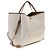 Chloé Bolso de hombro de algodón beige - vista 2