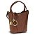 Chloé Borsa a tracolla Bos Taurus in pelle di vitello marrone - vista 2