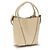 Chloé Borsa a tracolla Bos Taurus in pelle di vitello beige - vista 3