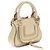 Chloé Borsa Bos Taurus in pelle di vitello beige - vista 2