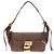 Chloé Borsa a tracolla Bos Taurus in pelle di vitello marrone