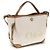 Chloé Schultertasche aus beigem Stoff - Ansicht 2
