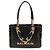 Balmain Borsa a tracolla Bos Taurus in pelle di vitello nera