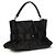 Balmain Borsa Bos Taurus in pelle di vitello nera - vista 3