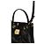 Balmain Borsa Bucket Bos Taurus in pelle di vitello nera - vista 4