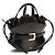 Balmain Borsa a tracolla Bos Taurus in pelle di vitello nera - vista 2